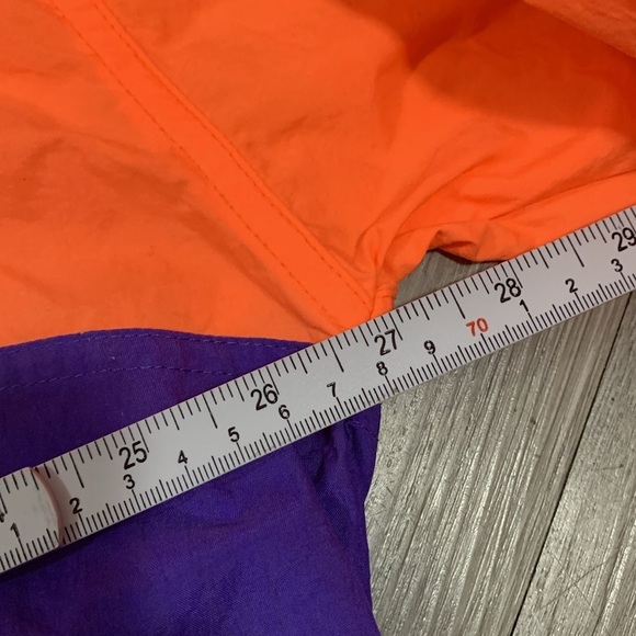 PCH 80’s Pacific Coast Highway Neon Color Block Half Zip Pull Over Windbreaker - Picture 14 of 14